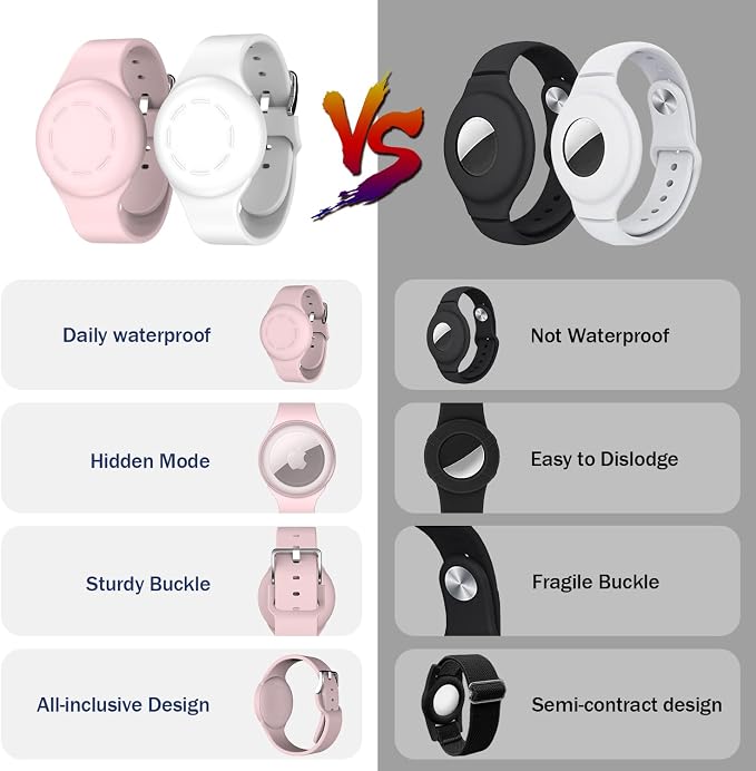 R-fun Waterproof for Air Tag Bracelets Compatible - Image 2