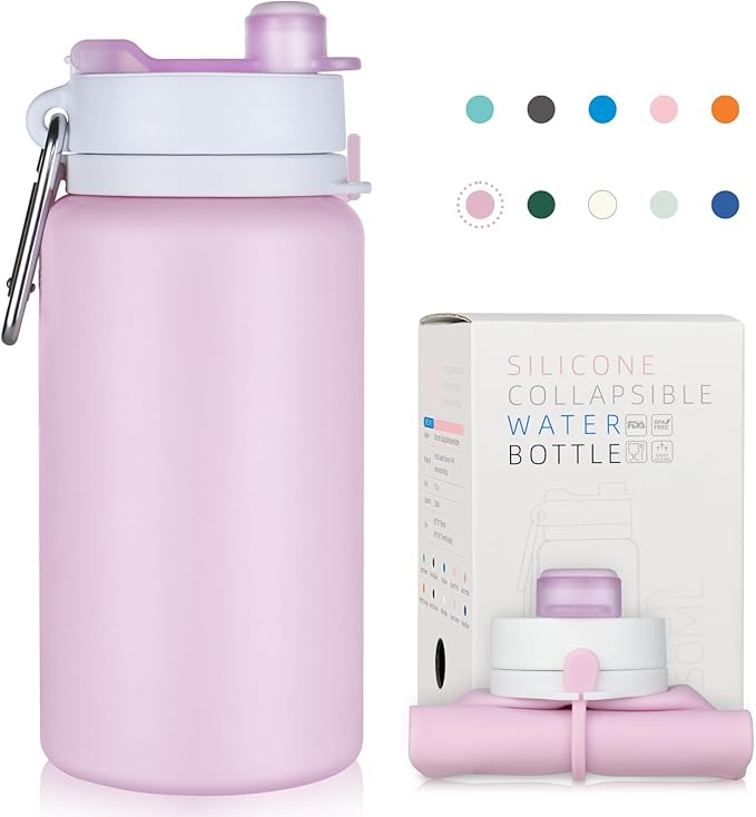 PLTCAT Collapsible Foldable BPA Free Reusable Lightweight Leak-Proof Travel by PLTCAT