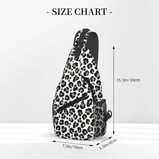 Leopard Print Crossbody Sling Bags - Image 2