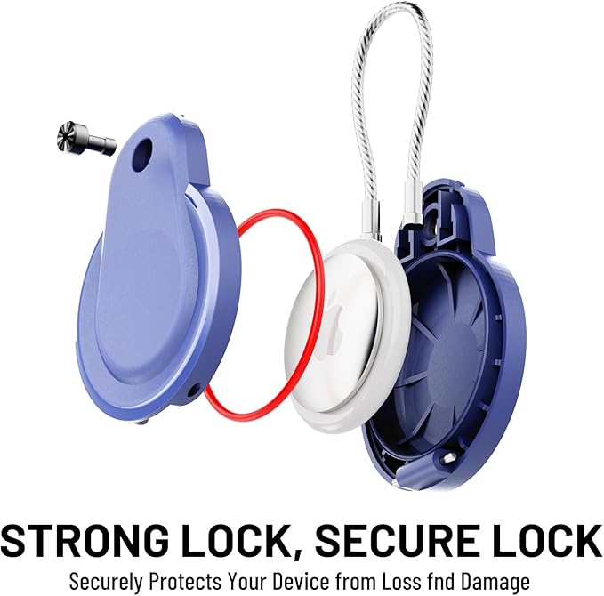 Airtag Holder, IPX8 Waterproof Keychain, Airtags Holder - Image 3