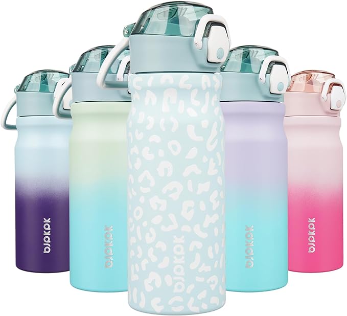 BJPKPK Insulated Water Bottle 18oz Stainless Steel Water Bottles by BJPKPK