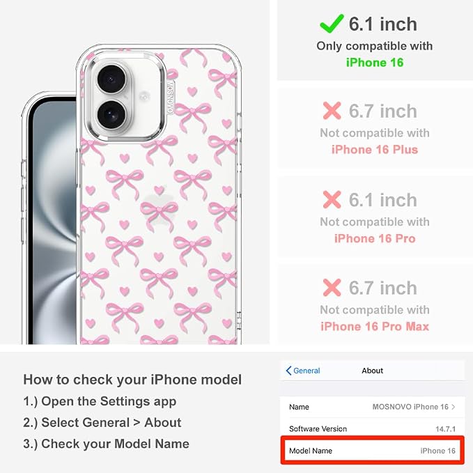 MOSNOVO Case for iPhone 16 - Image 2