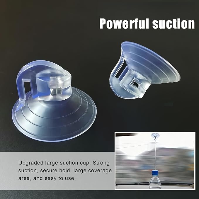 24 PCS Pull Tab Clear Small Suction Cups - Image 4
