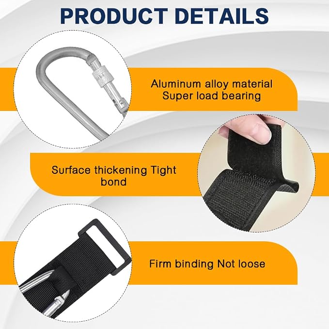 2 Pack UTV Hook for Hanging Headsets, Helmet and Goggles - Image 5