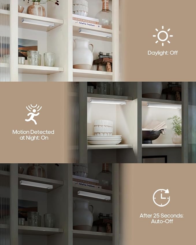 GOODEA 6 Pack Led Under Cabinet Lights Wireless - Image 6