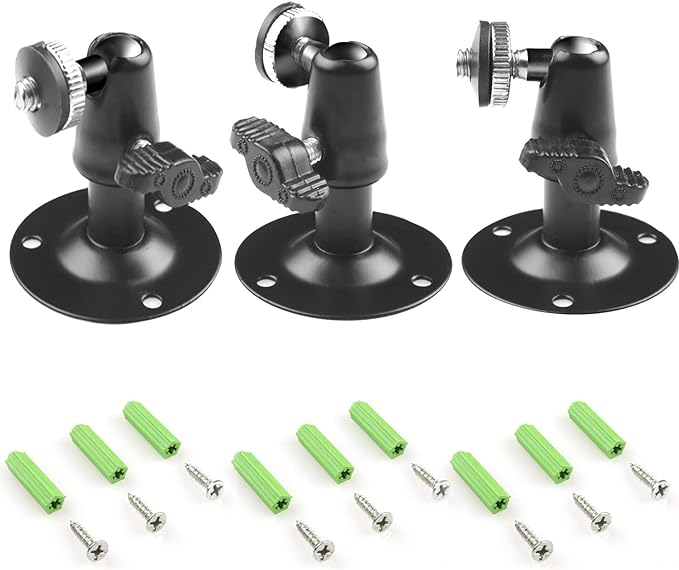Camera Bracket Mount 3 Pcs Security Wall Mount - Image 2