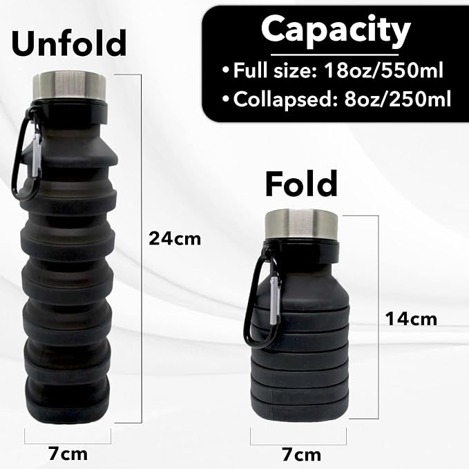 Gadgetime USA Collapsible Water Bottle - Image 5