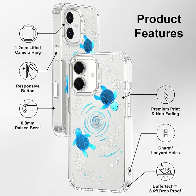 MOSNOVO for iPhone 17 Case | Military Grade 6.6ft Drop Tested | Camera Control - Image 7