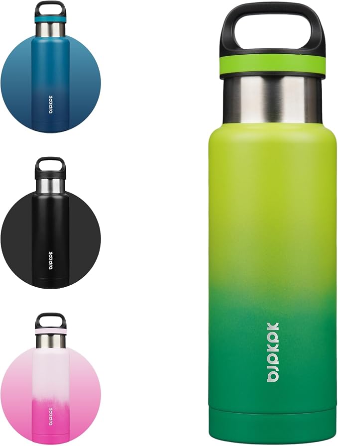 BJPKPK Insulated Water Bottle 18OZ Stainless Steel Water Bottle by BJPKPK