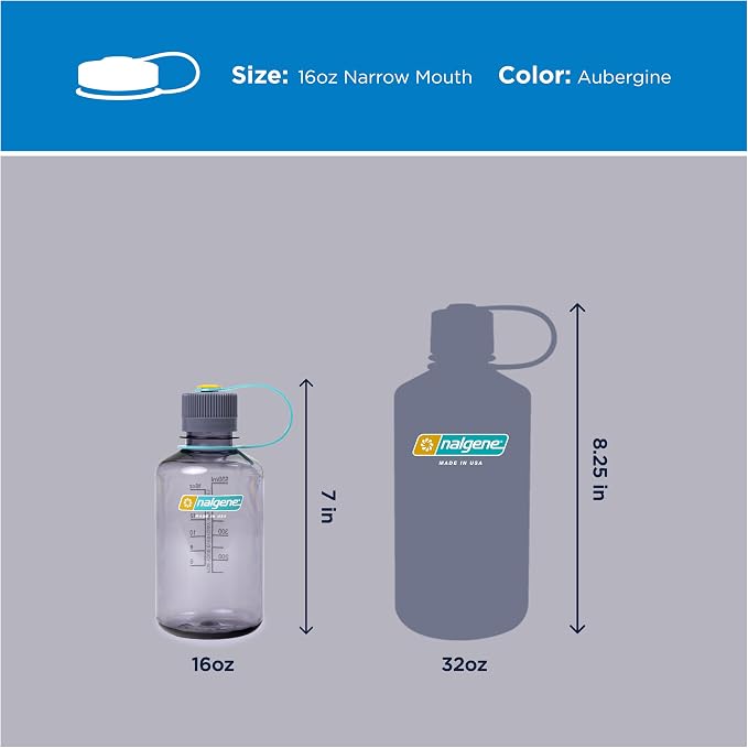 Nalgene 16 oz Narrow Mouth Water Bottle | BPA-Free, Durable & Leak Proof - Image 5