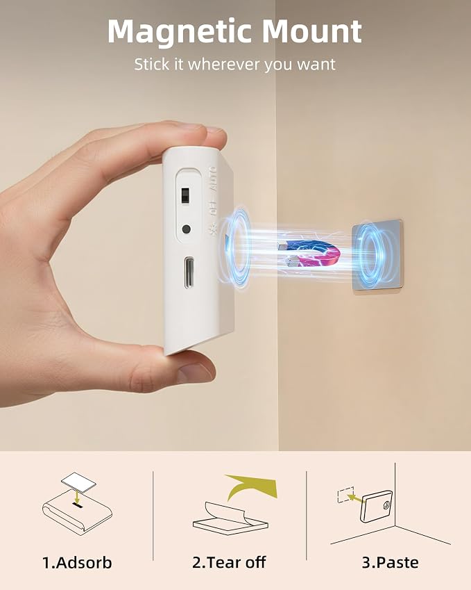 EZVALO Motion Sensor Stair Lights Indoor, Rechargeable Night Lights - Image 7