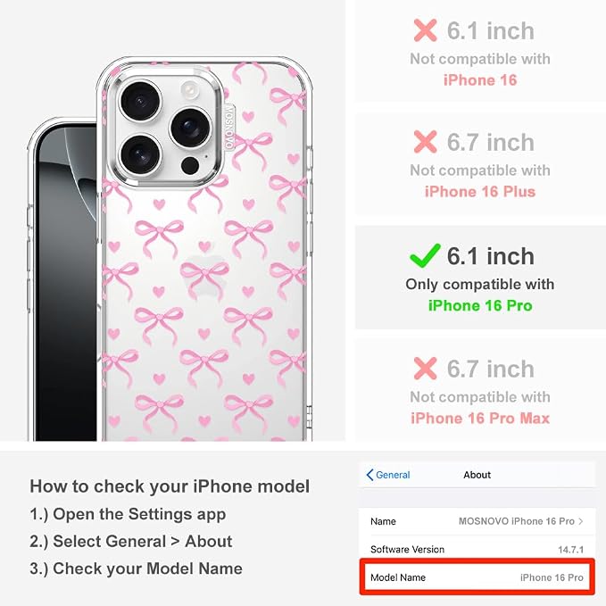MOSNOVO Case for iPhone 16 Pro - Image 2