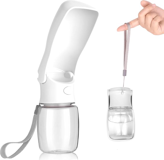 Portable Dog Water Bottle, Foldable Dog Water Bottle Leak Proof Dispenser by AIKIDS