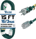 YOJOE Indoor Outdoor Extension Cord by YOJOE
