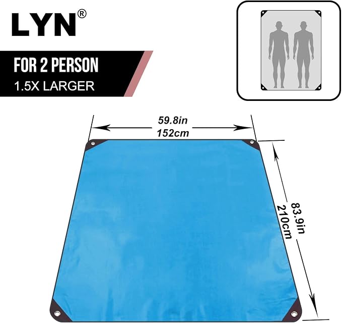 LYN Heavy Duty Emergency Blanket Survival Gear Waterproof Insulated Blanket - Image 2