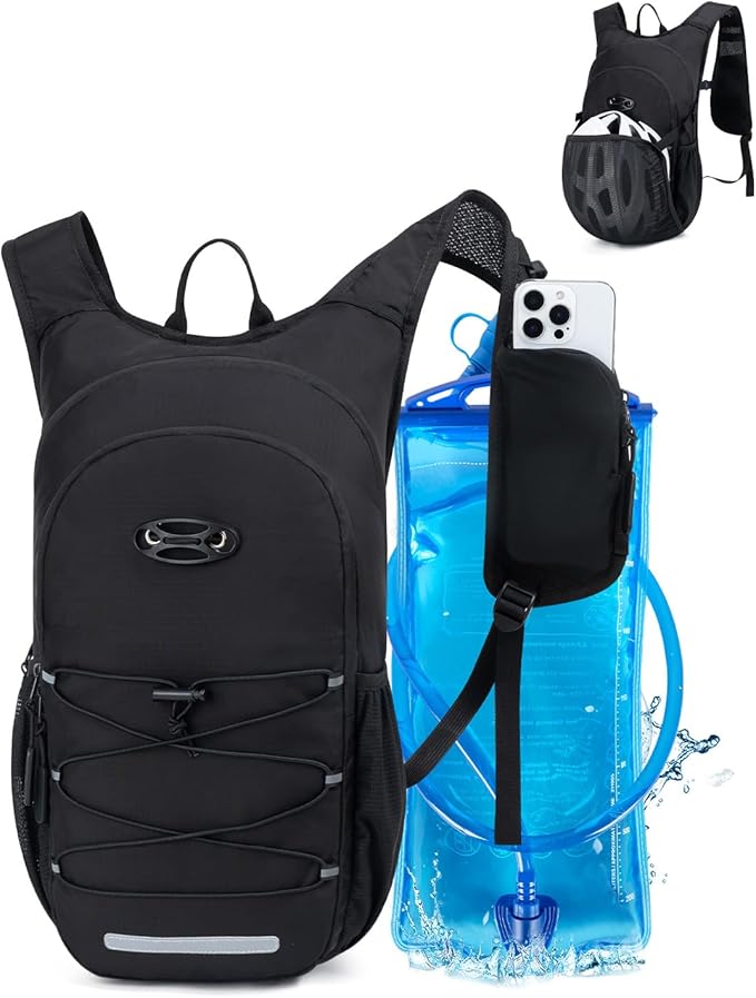 Hydration Backpack with 2L Water Bladder, Hiking Water Backpack by Unknown