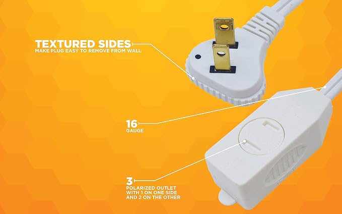 Woods SlimLine Extension Cord - Image 8