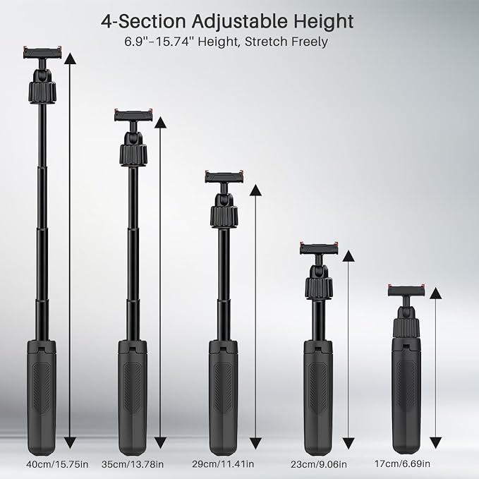 15.7" Extendable Magnetic Selfie Stick Tripod - Image 5