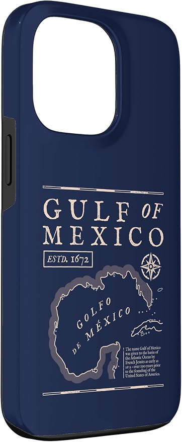 Gulf of Mexico 1672 Historic Map Case - Image 3
