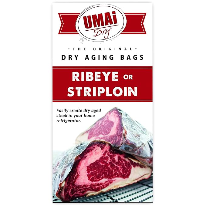 UMAi Dry Aging Bag for Steaks, Dry Age Bags for Meat, Ribeye & Striploin Steak - Image 8