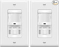TOPGREENER In-Wall PIR Motion Sensor Light Switch, Single Pole Occupancy Sensor by TOPGREENER