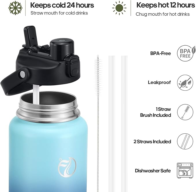64oz Half Gallon Insulated Water Bottle - Image 5