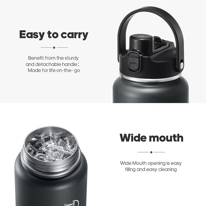 64oz Half Gallon Insulated Water Bottle - Image 5