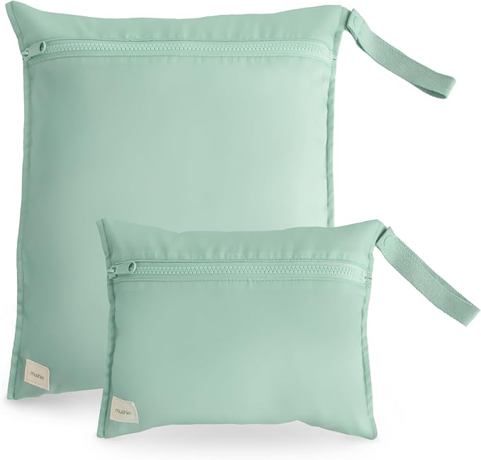 mushie Water Resistant Wet Bags | Large & Small Reusable Storage Bag by mushie