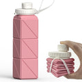 BEAUTAIL Collapsible Water Bottles 20.6oz, Silicone Foldable Portable Travel by BEAUTAIL