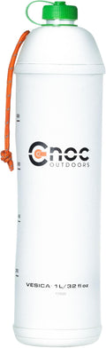 Cnoc Outdoors Vesica Collapsible Water Bottle 1 Liter Green, 28mm Thread by CnocOutdoors
