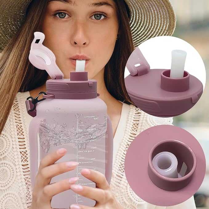 64oz Foldable Silicone Water Bottle - Image 10