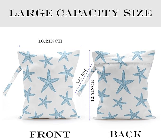 Wet Bag, Wet Dry Bag, Wet Bag for Swimsuit Travel Beach Pool Dirty Yoga Gym - Image 2