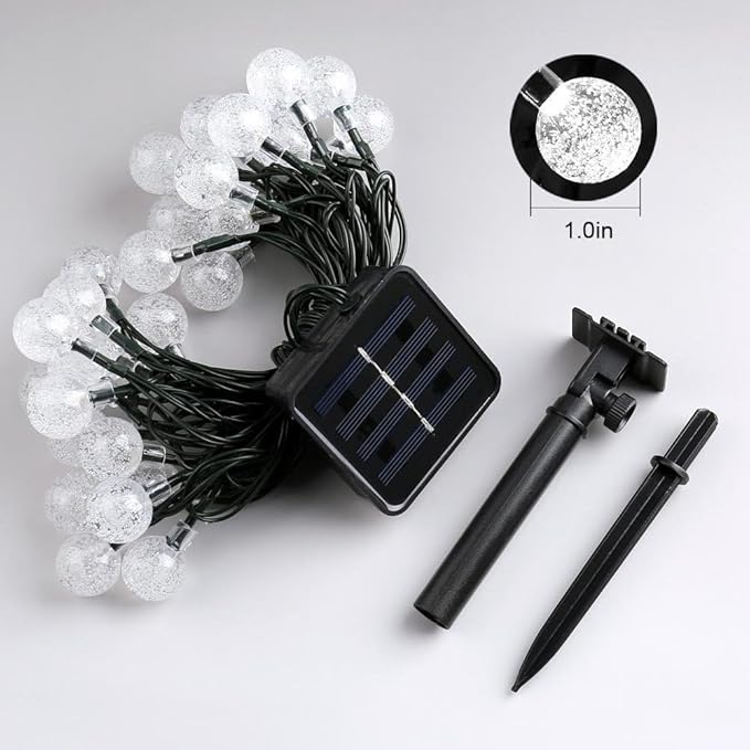 Toodour Solar String Lights Outdoor, 36ft 60 LED Globe String Light - Image 8