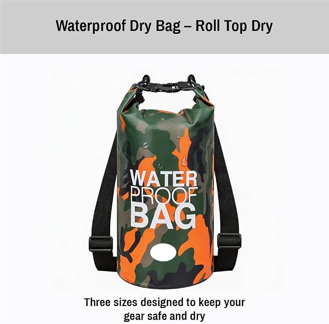Waterproof Backpack Roll Top Dry Bag Set of 3 – PVC Dry Bags Waterproof - Image 2