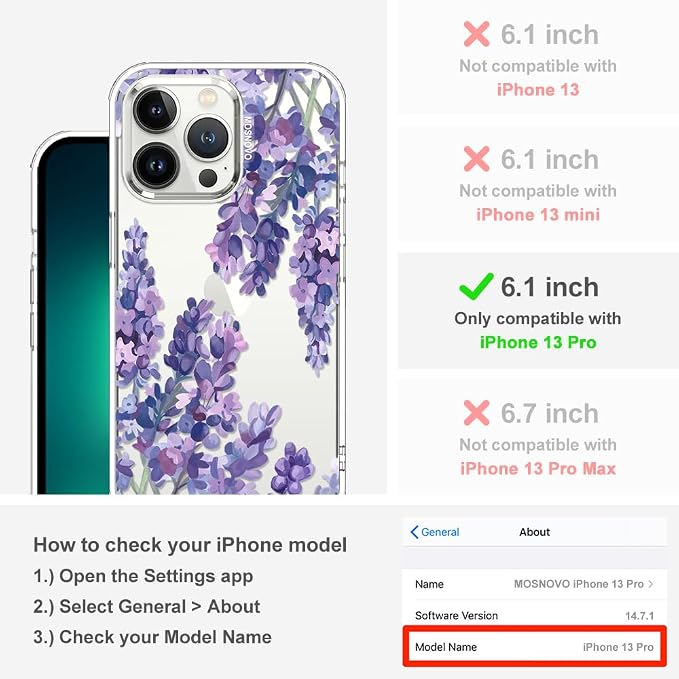 MOSNOVO Case for iPhone 13 Pro - Image 2