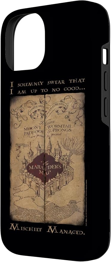 iPhone 14 Harry Potter Marauder's Map Words Case - Image 2