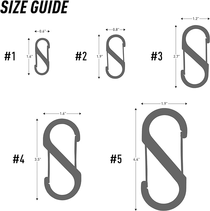 Nite IZE S-Biner Stainless Steel Dual Carabiner #2, Dual Gated Carabiner - Image 5