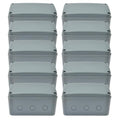 Nineleaf Waterproof Electrical Box IP66, Plastic Junction Box 7.1"x4.5"x4" by NineLeaf