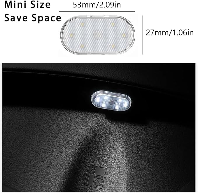 Mini LED Closet Light Wireless Touch Light USB Rechargeable Multi Color Cabinet - Image 7