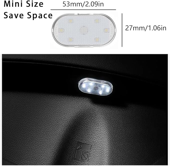 Mini LED Closet Light Wireless Touch Light USB Rechargeable Multi Color Cabinet - Image 7
