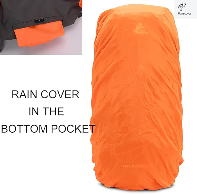 Bseash 60L Hiking Camping Backpack - Image 5