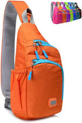 Peicees Small Sling Backpack Waterproof Unisex Shoulder Bag Chest Crossbody by Peicees
