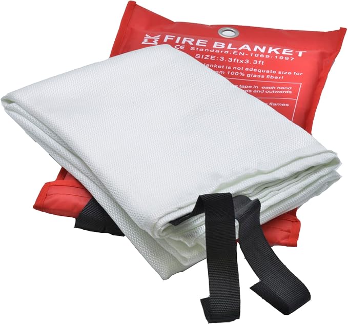 Fire Blanket for Home Emergency Survival – Fiberglass Suspend Fire Flames - Image 2