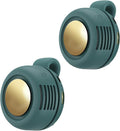 Portable Clip-On Fan, Mini USB Rechargeable 360° Rotatable Fan, 3-Speed Silent by Ahuccf