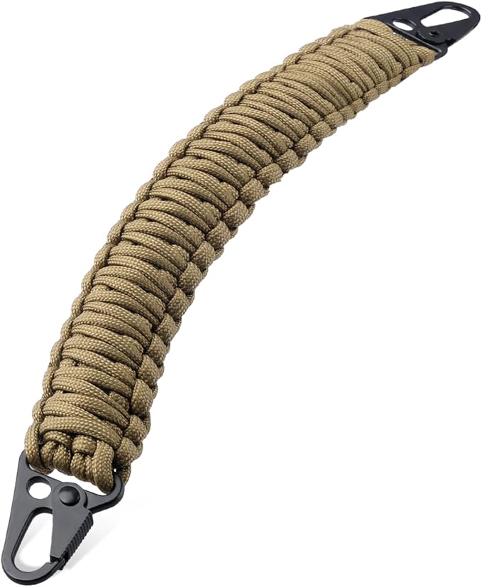Tactical Paracord Handle，9-core Weaving Paracord Strap by PITOZER