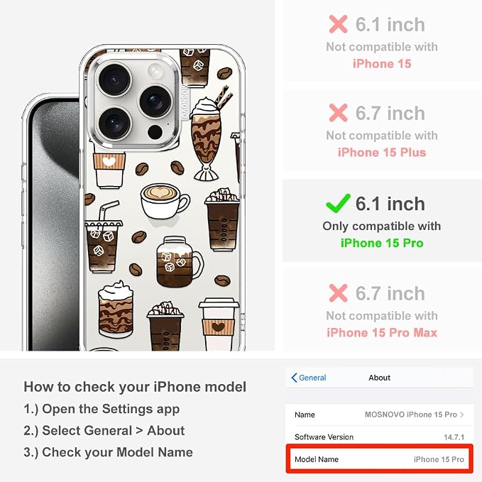 MOSNOVO Case for iPhone 15 Pro - Image 2