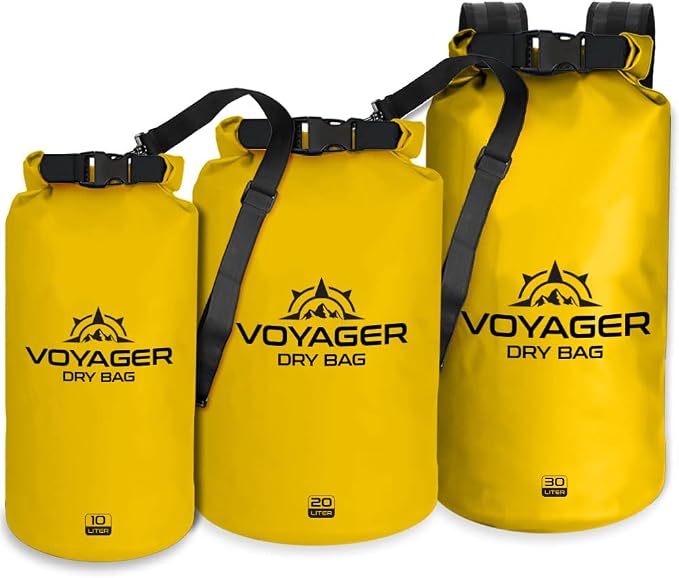 EcoGear FX Heavy Duty Waterproof Dry Bag Voyager Series – Durable Roll Top - Image 2