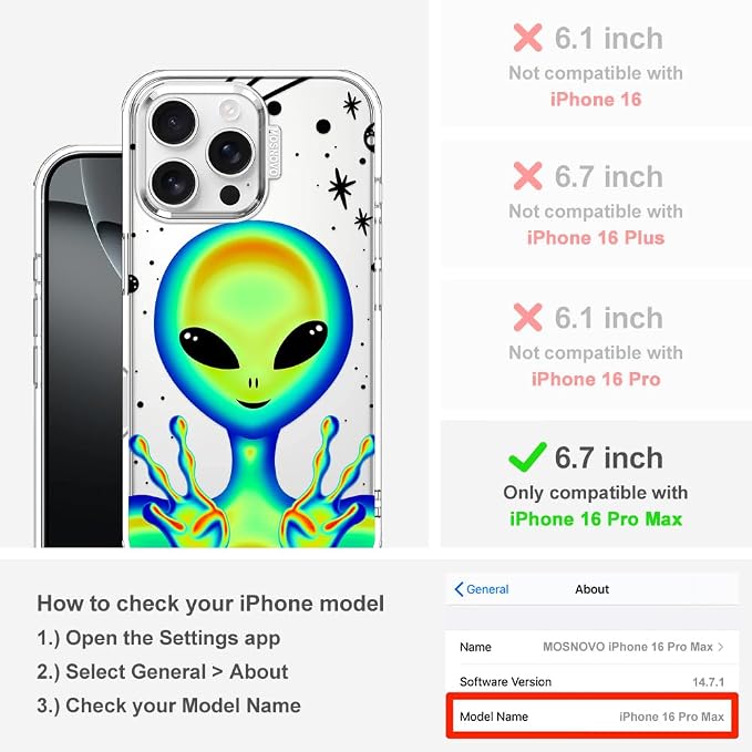 MOSNOVO Case for iPhone 16 Pro Max - Image 2
