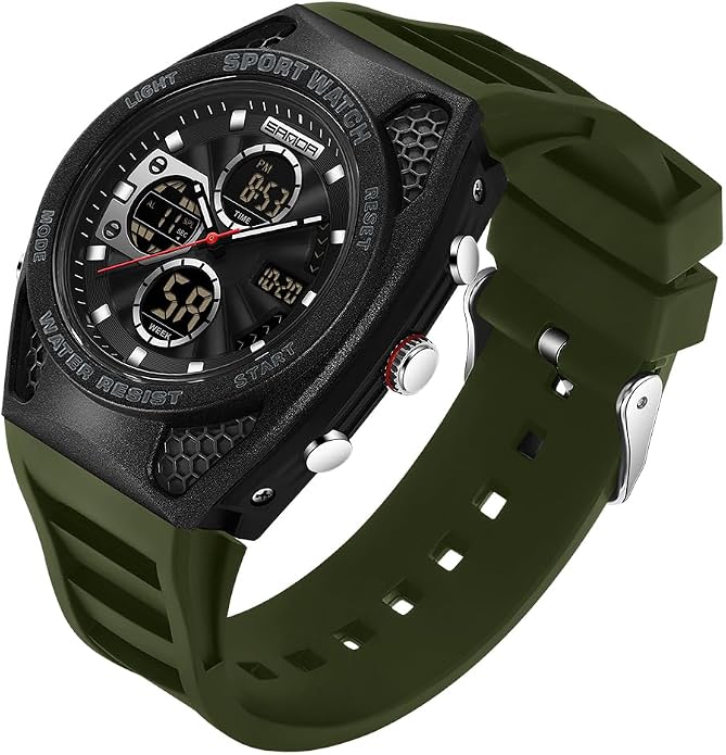 FANMIS Mens Military Multifunction Digital LED Watch Electronic Waterproof - Image 2