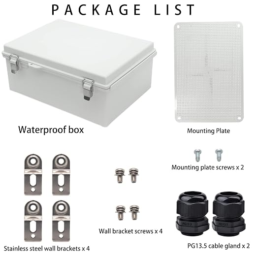Outdoor Waterproof Electrical Box Junction Box Weatherproof IP67 ABS Plastic - Image 4